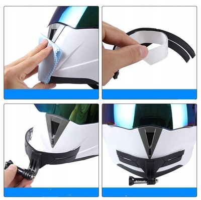 Mbajtëse kamere për helmeta Puluz PU847B, montim GoPro, ABS fleksibël, e zezë