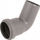 Kënd kanalizimi Hydrola PVC 50, 67°, diametër 50mm, gri