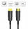 Kabllo HDMI Unitek Optical 2.0 AOC, 12m, 4K 60Hz, e zezë