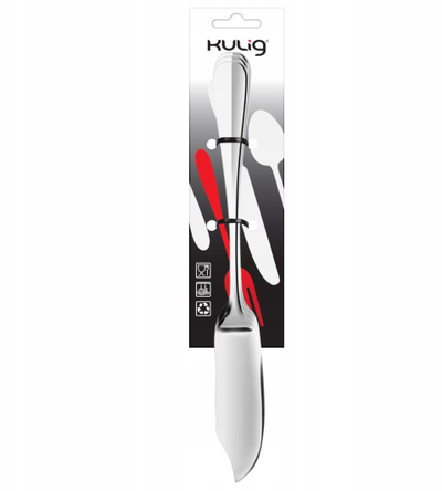 Set thika peshku Kulig Capri, 3 copë, çelik inox, argjendtë