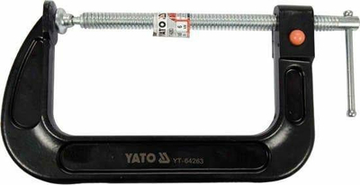 Kapëse C Yato YT-64283, hapje 150mm, thellësi 85mm, e zezë