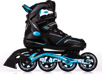 Rollera Blackwheels Slalom, nr. 39, të zeza/ të kaltërta