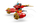 Lodër ndërtimi LEGO NINJAGO Kai’s Flying Robot Vehicle 71830, për fëmijë, shumëngjyrëshe