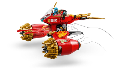 Lodër ndërtimi LEGO NINJAGO Kai’s Flying Robot Vehicle 71830, për fëmijë, shumëngjyrëshe