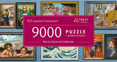Puzzle Trefl Prime UFT, 9000 copa, Not So Classic Art Collection, shumëngjyrësh