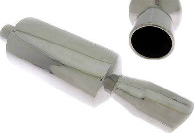 Marmitë e pasme TurboWorks D Rear Muffler, hyrje 63.5mm, dalje 100mm, inox
