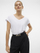 Maicë për femra Vero Moda Vmfilli SS Vneck GA NOOS, e bardhë