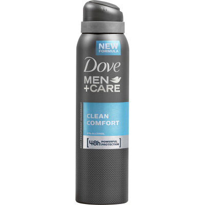 Deodorant Dove Men Clean Comfort 48H, 150 ml