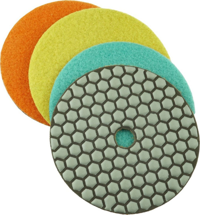 Disk lëmues Dedra Diamond Dry Polishing 150mm, granulim 100