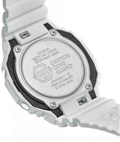 Set orë dhe rrip Casio GAE-2100GC-7AER (619), e bardhë/gjelbër