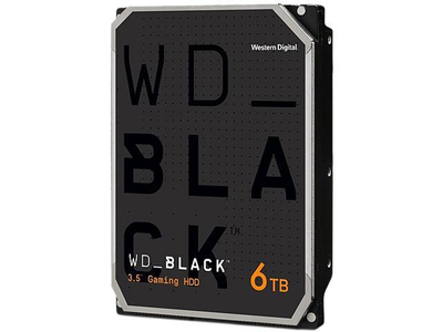 Hard disk i brendshëm WD Black, 6TB, gaming, i zi