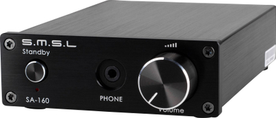 Засилувач SMSL Audio SA-160, компактен, црн