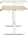 Tavolinë SENSE7 Nojo, 140cm x 70cm, e bardhë/ druri e hapur