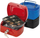 Kuti leku Q-Connect Cash Box 6", me çelës, blu