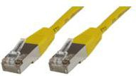Kabllo rrjeti Microconnect SSTP6005Y, CAT6 S/FTP, 0.5m, e verdhë