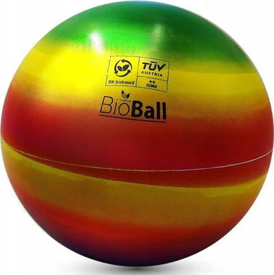 Top lojërash Mondo Colorful Bio Ball, 23 cm, material BIO, shumëngjyrësh