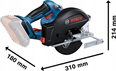 Sharë metali me bateri Bosch GKM 18V-50, 136mm, pa bateri e pa karikues, me valixhe