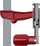 Shtrëngues Piher Maxipress M 1615, 15cm, vidë e mbrojtur, i kuq