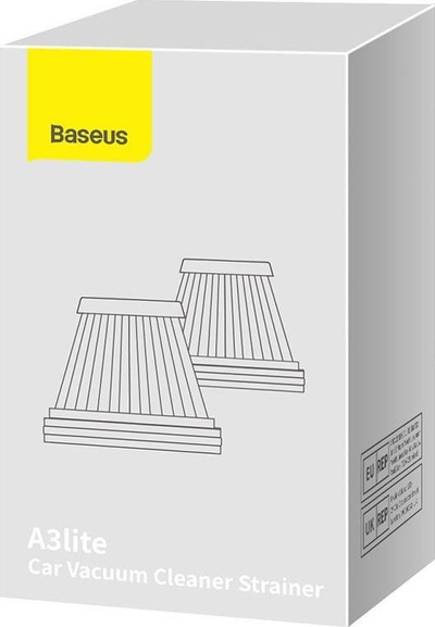 Filtra HEPA për fshesë makine Baseus A3lite, set 2 copë, të bardhë