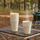 Set 6 gotash plastike Orion Sandy, 300 ml, me ngjyre kreme, per mikrovale