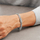 Byzylyk BOSS Jewelry LINK, çelik inox, i argjendtë