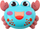 Lodër gaforre Little Happy Crab Friction Drive, mekanizëm me fërkim, 3 ngjyra të ndryshme