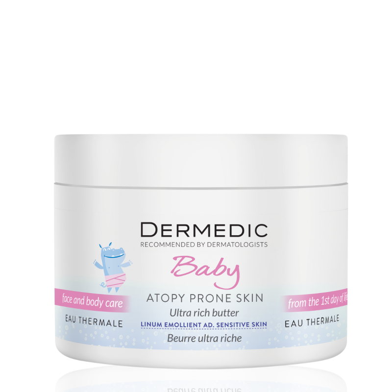 Gjalpë ushqyes për bebe dhe fëmijë Dermedic BABY LINUM EMOLLIENT, 225ml