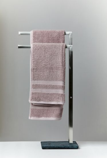 Mbaitës peshqirësh në këmbë Wenko Slate Rock, çelik inox, i zi