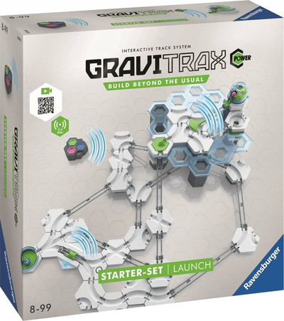 Set ndërtimi Ravensburger GraviTrax Power Launch, interaktiv, për kalamaj 8+
