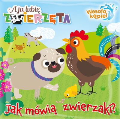 Libër banje për fëmijë Happy Bath And I Like Animals, që ndryshon ngjyrë