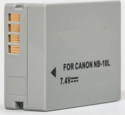 Bateri për kamera Extra Digital NB-10L, 1200mAh, Li-ion, gri