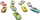 Set lodrash Icom Polska Metal Car Collection 2, 9 makina metalike, tapet rruge 80x70 cm, blu