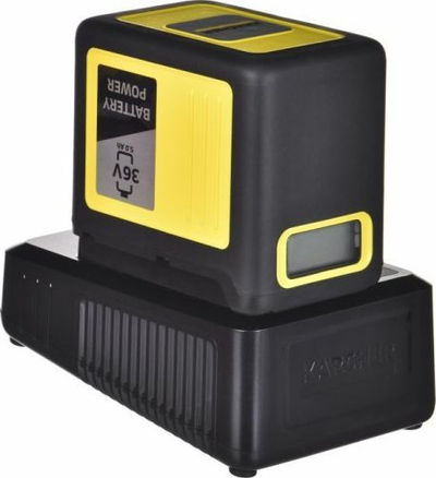 Set me bateri dhe karikues Karcher, 36 V, 5.0 AH