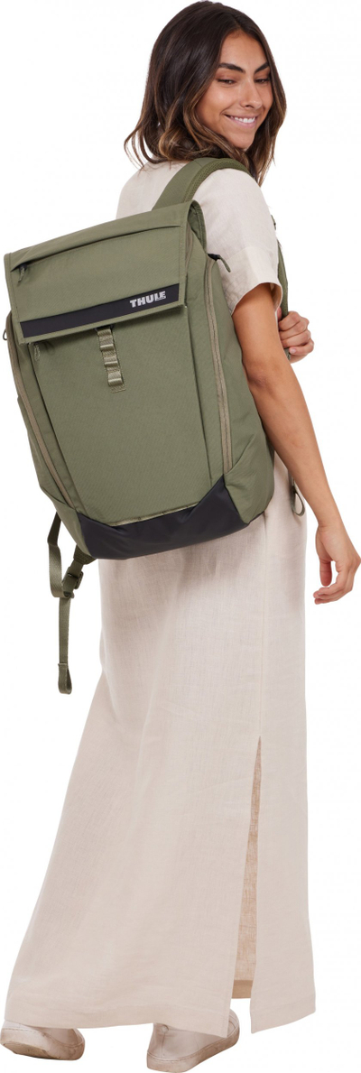 Çantë shpine Thule Paramount PARABP-3216, 27L, që s’e merr uji, jeshile Soft Green