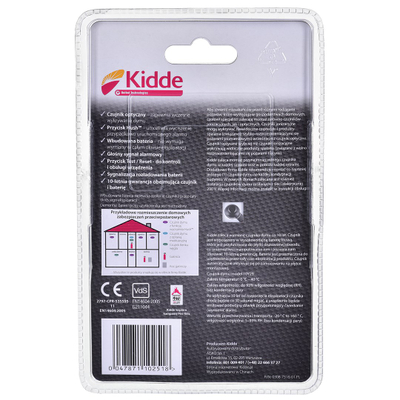 Set sigurie zjarri Kidde 10Y29 RB 5DCO, detektor tymi, detektor CO, bateri 10 vjet