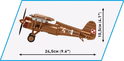 Set ndërtimi COBI Plz P-11C, 320 pjesë, shkalla 1:32