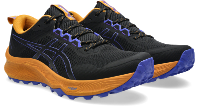 Atlete trail Asics Trabuco Terra 3 për meshkuj, taban ASICSGRIP, e zezë blu