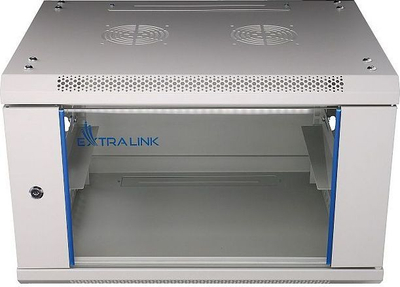 Ѕиден кабинет за мрежа ExtraLink EX.8567, 19", 6U, сив