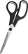 Ножици за канцеларија B.N.T, 210mm, рачка Soft Grip, црни