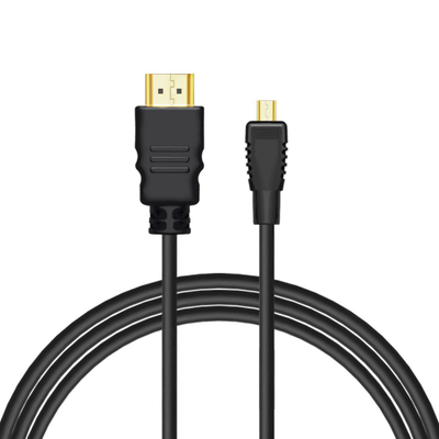 Kabllo HDMI Savio CL-39, 1m, Type A në Type D, i zi