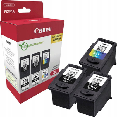 Set kartrixhë boje Canon PG-560XLx2 CL-561XL, multi, për PIXMA TS535 TS745