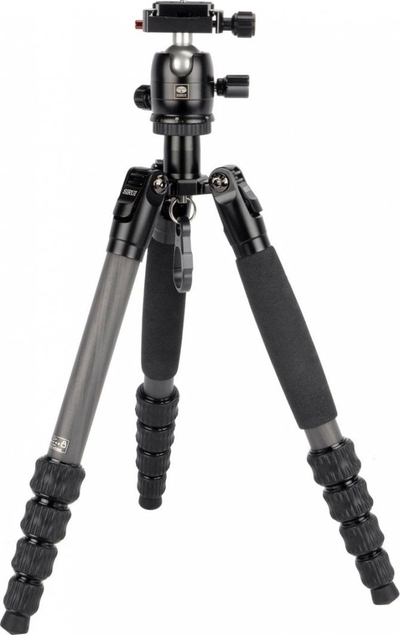 Tripod për kamera Sirui Traveler 5CX, karbon, 138cm, i zi