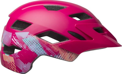 Helmet biçiklete për kalamoj Bell SideTrack Youth, me vizor, rozë