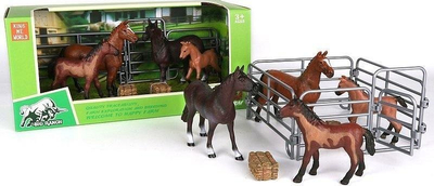Set kreativ Adar Horses With A Pen, me figura kuajsh, me stilolaps, me ngjyra të ndryshme