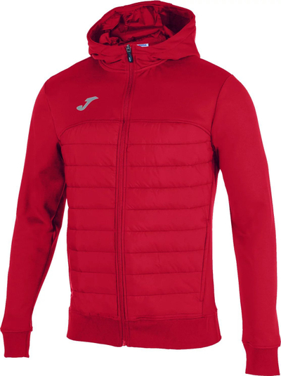Xhaketë sportive Joma Berna me kapuç për burra, e kuqe 2XL