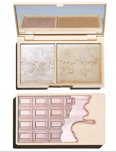 Shkëlqyes për faqe Revolution Mini Chocolate Rose Gold Glow, 11.2 g