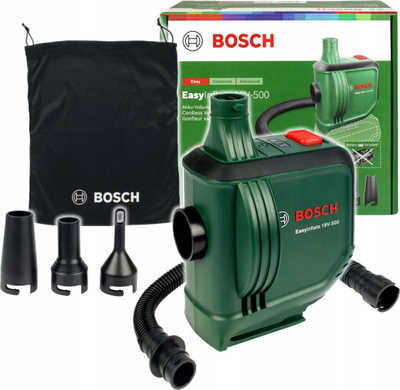 Pompe ajri pa kabllo Bosch EASYINFLATE 18V-500 P4A, 18V, pa bateri, me qese transporti