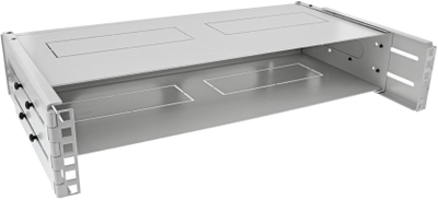 Raft muri InLine 19102D, 19", 2U, i thellë 24-40cm, gri