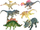 Set figurina dinosauri Jokomisiada DINOSAURS ZA2051, 6 copë, të pikturuara, shumëngjyrëshe