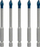 Set shpuesesh Bosch HEX-9 HardCeramic Expert, 5 copë, 6mm